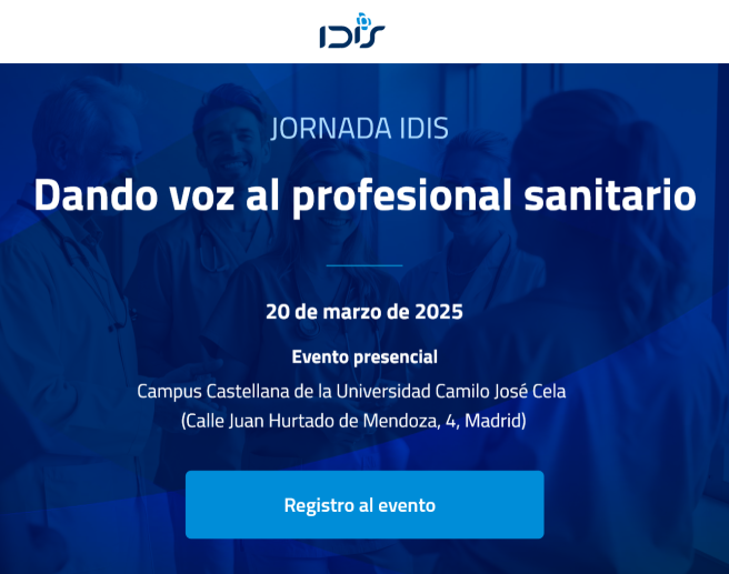 Jornada IDIS: Dando voz al profesional sanitario