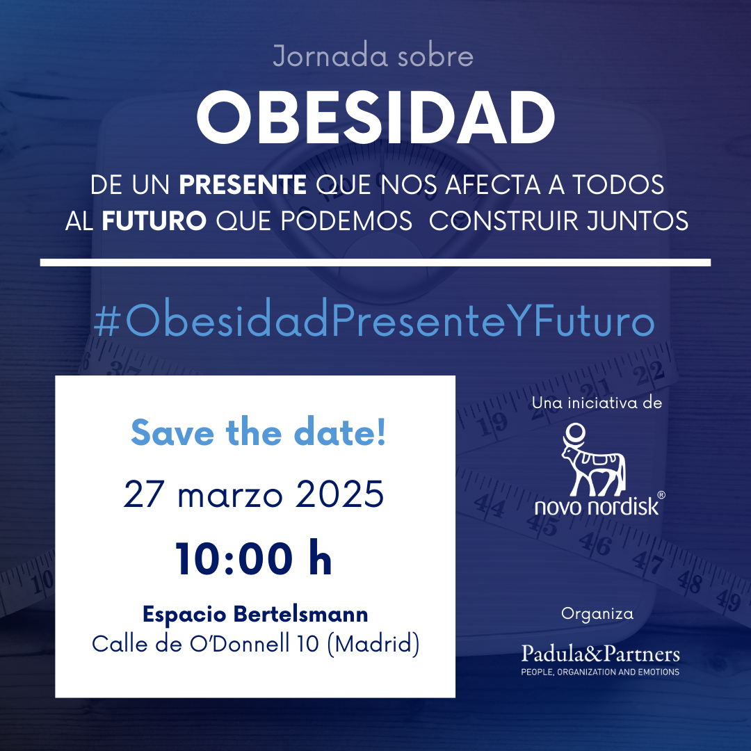 Jornada sobre Obesidad: DE UN PRESENTE QUE NOS AFECTA A TODOS AL FUTURO QUE PODEMOS CONSTRUIR JUNTOS